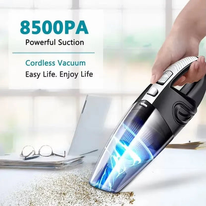 Handheld Vacuum Cleaner – Cyclone Suction, Rechargeable
