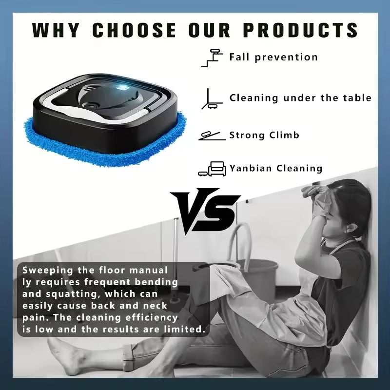 Steam Cleaning Robot – Automatic Mopping & Steaming